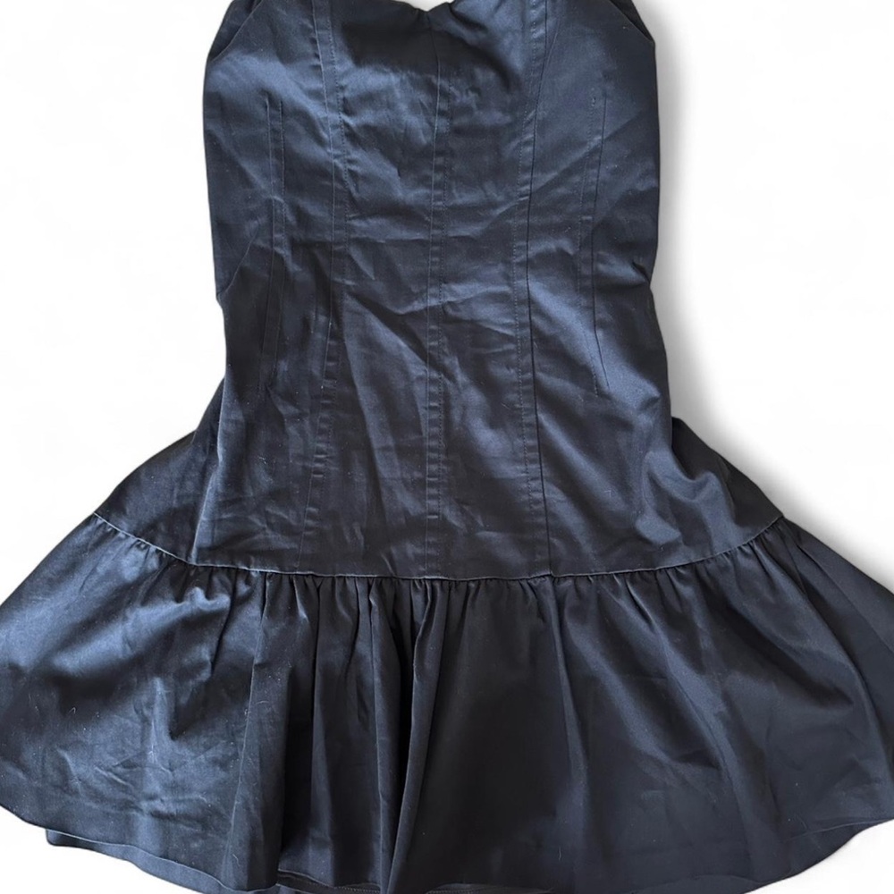 Express black Halter Fit and Flare Cocktail Dress
